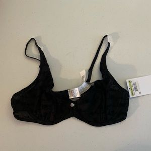 Calvin Klein Black Balconette Demi Bra